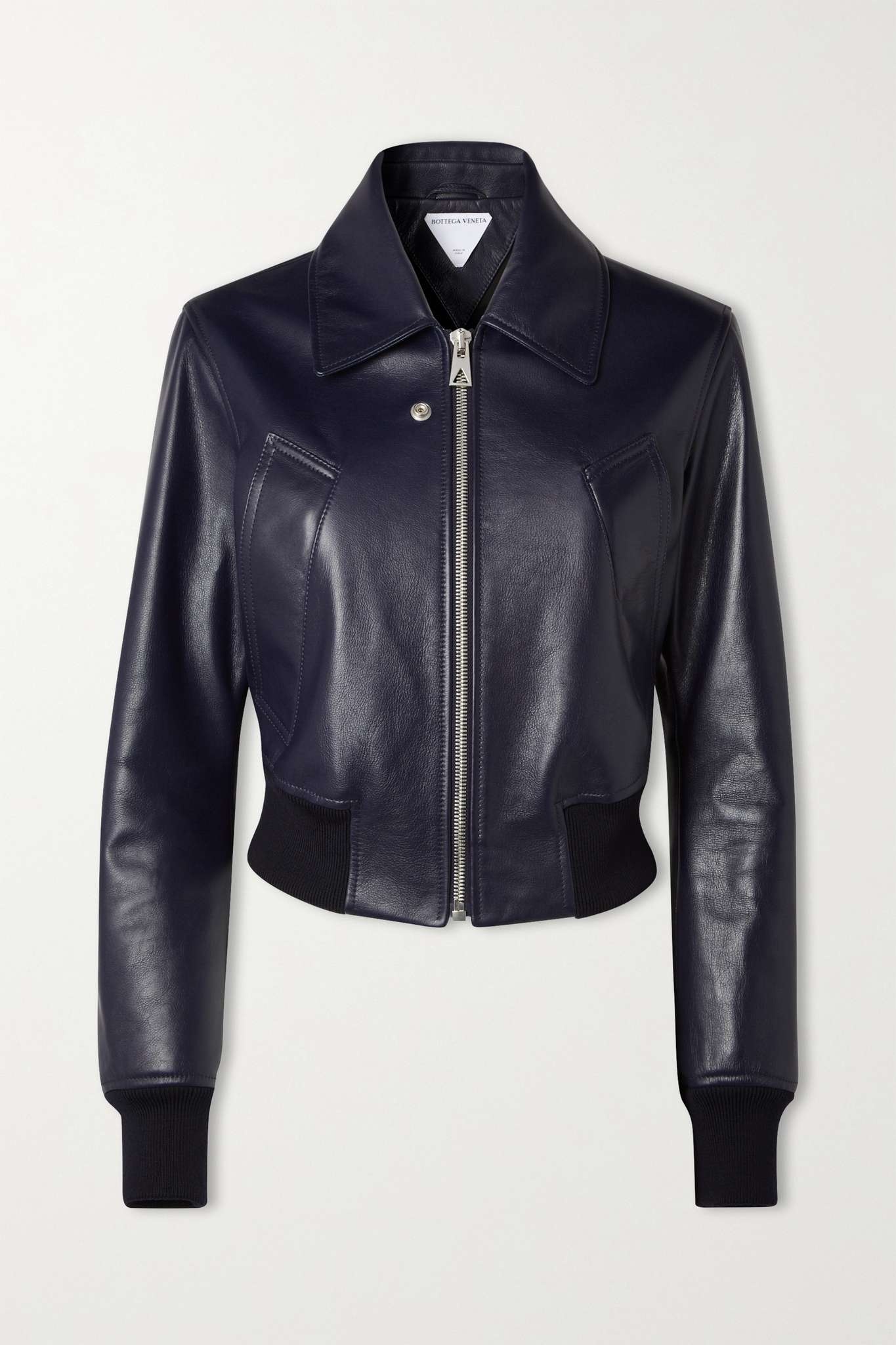 Bottega Veneta Textured-leather bomber jacket | netaporter