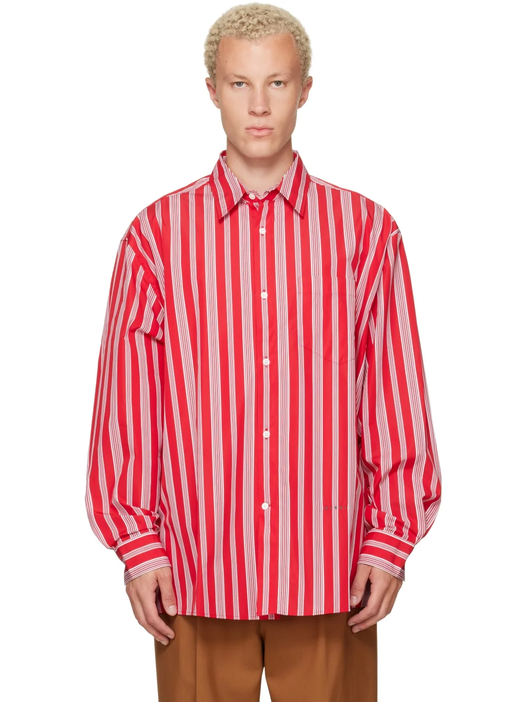Red Striped Shirt - 1