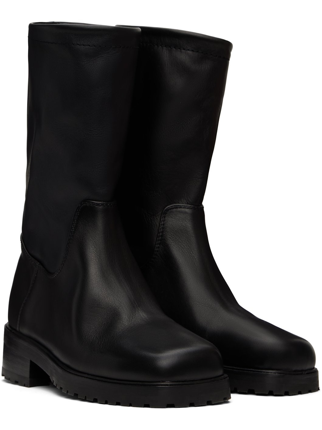 Black Belmont Boots - 4