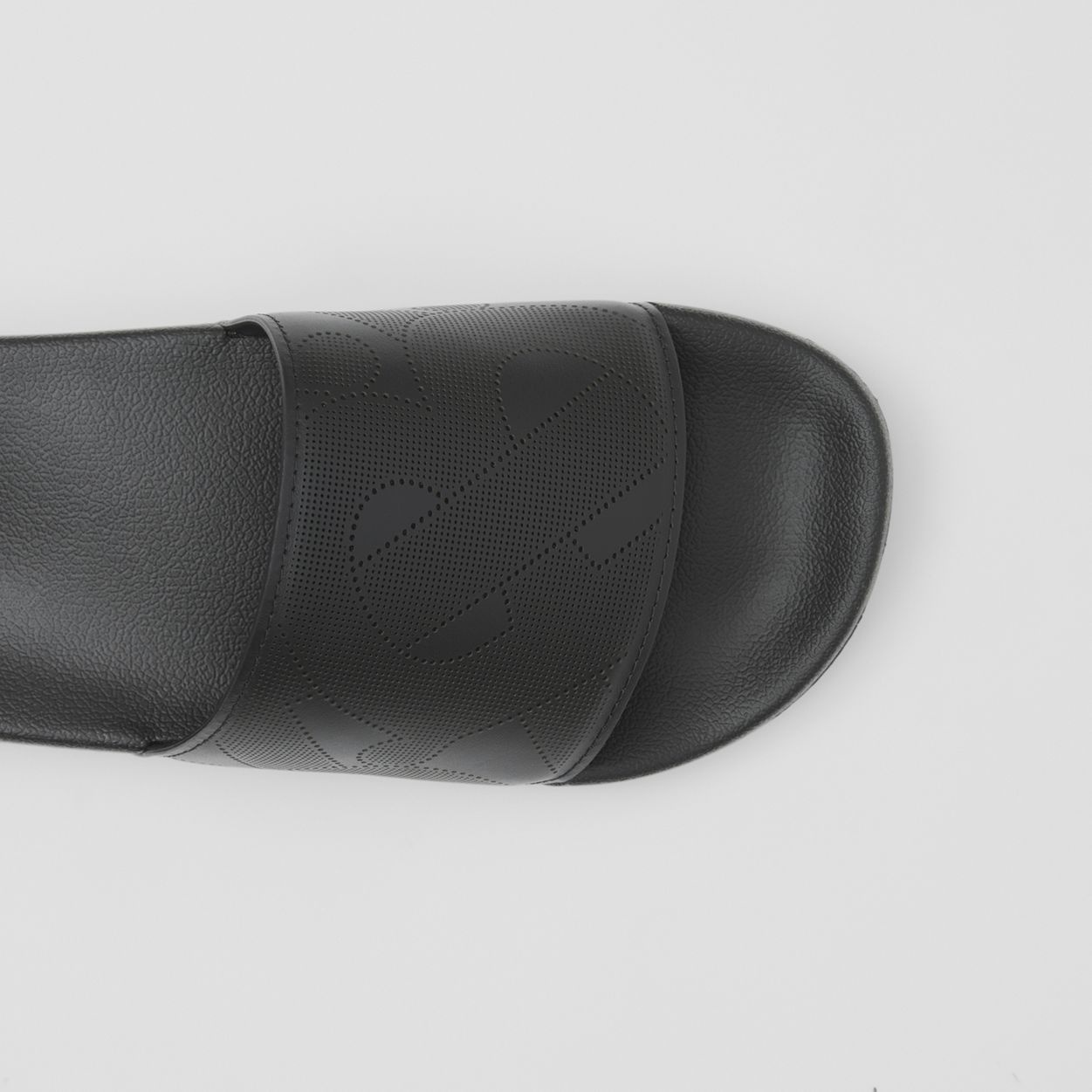 Perforated Monogram Leather Slides - 3