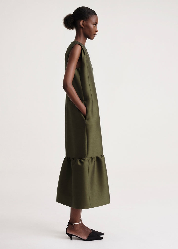 Gathered-hem dress martini - 3