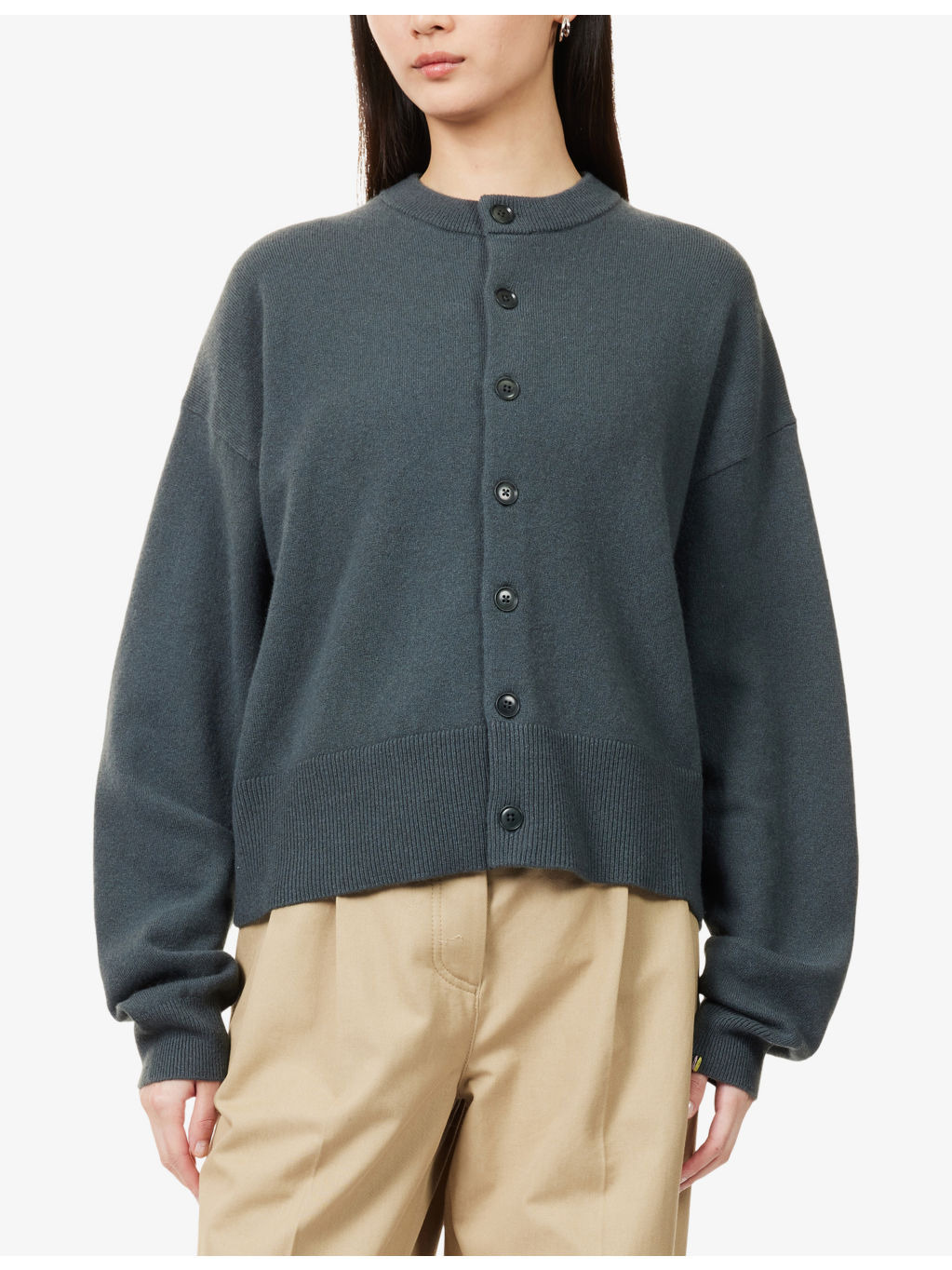 N170 Chou Button-Down Cashmere-Blend Knitted Cardigan - 3