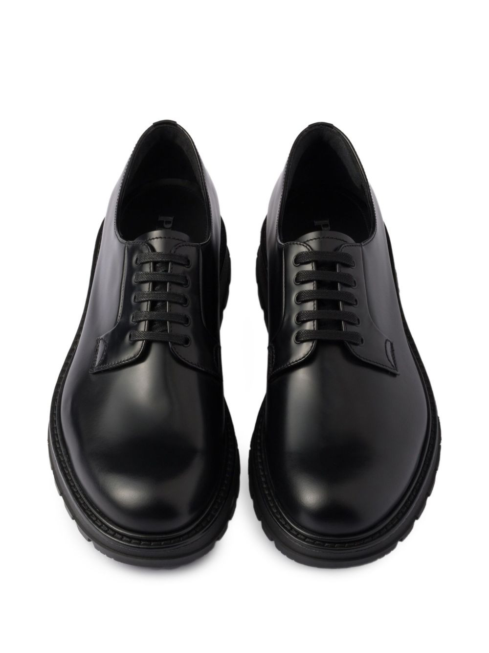 leather derby shoes - 3
