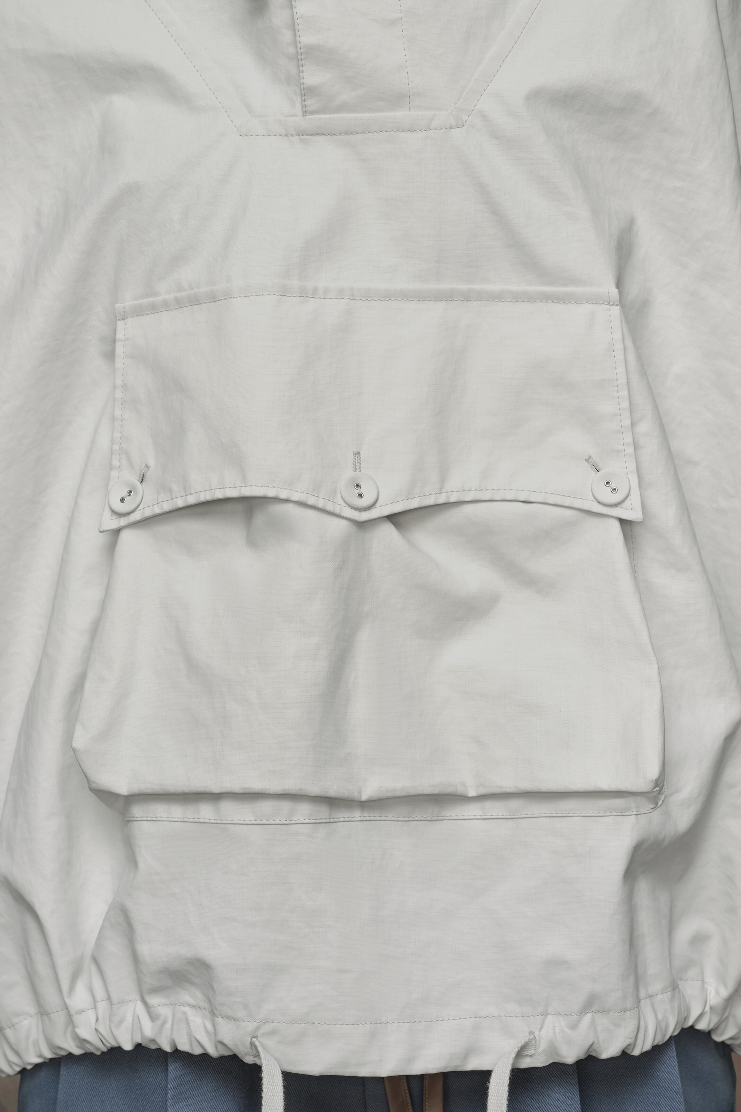 Waxed Rubber Hooded Windbreaker - 6