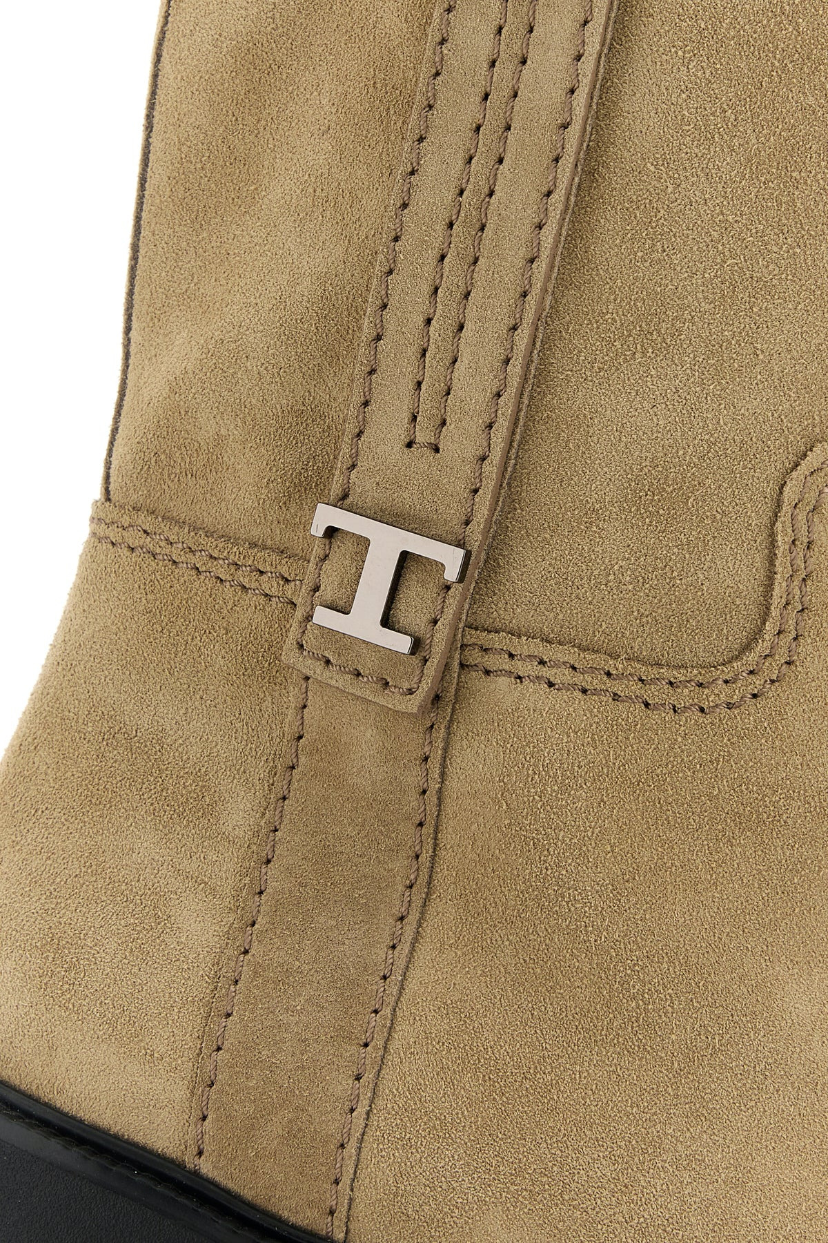 Sand suede ankle boots - 4