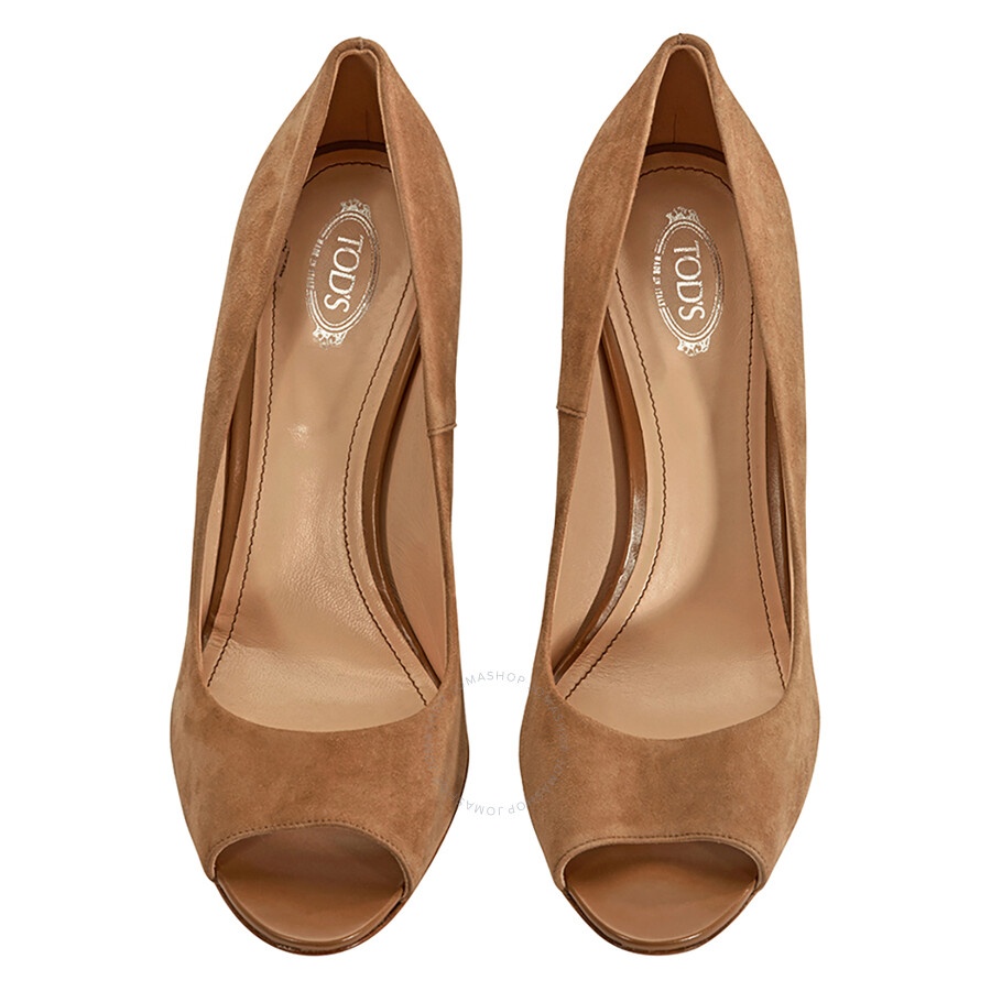 Open Box - Tods Womens Wedge Light Tobacco, Brand Size 41.5 ( US Size 11.5 ) - 3