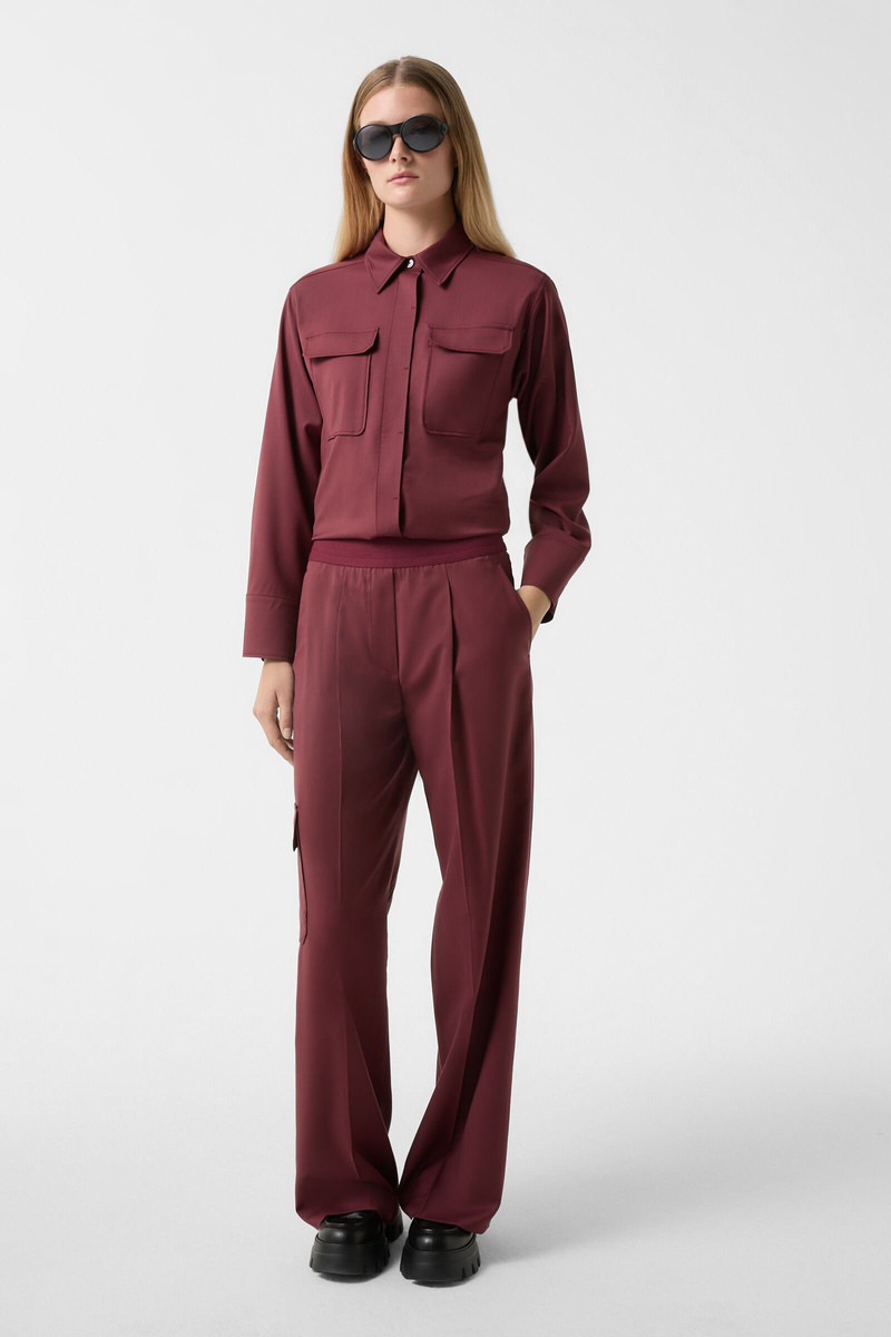 BOGNER Yoko cargo pants in Wine red outlook