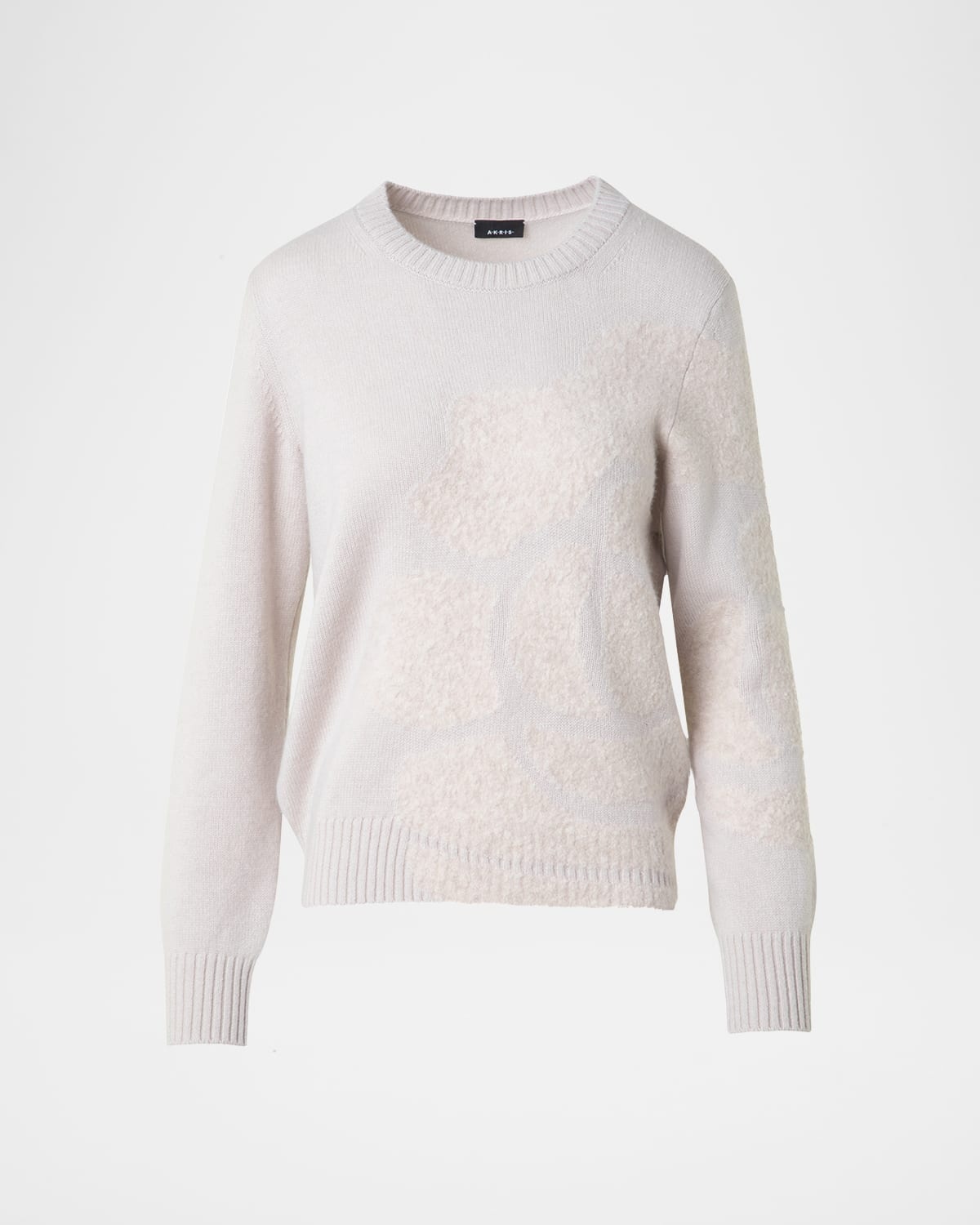 Anemone Boucle Cashmere-Silk Knit Sweater - 1