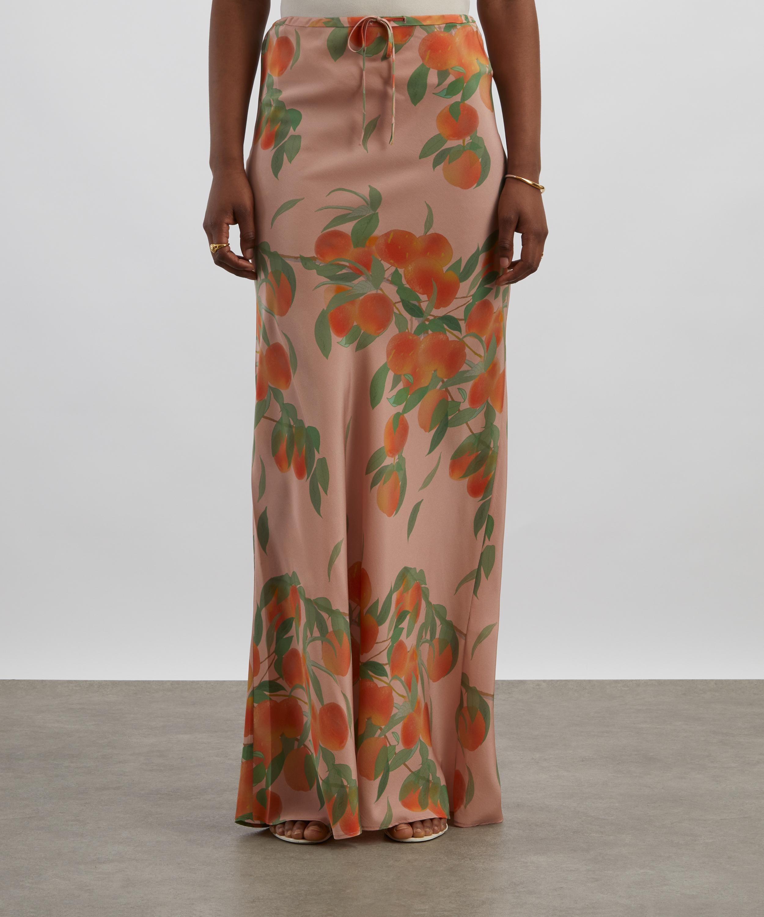 Peachtree Emily Silk Maxi Skirt - 3