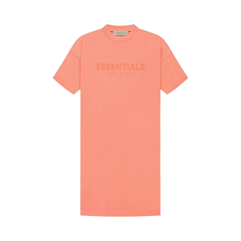 Fear of God Essentials Tee Dress 'Coral' - 1