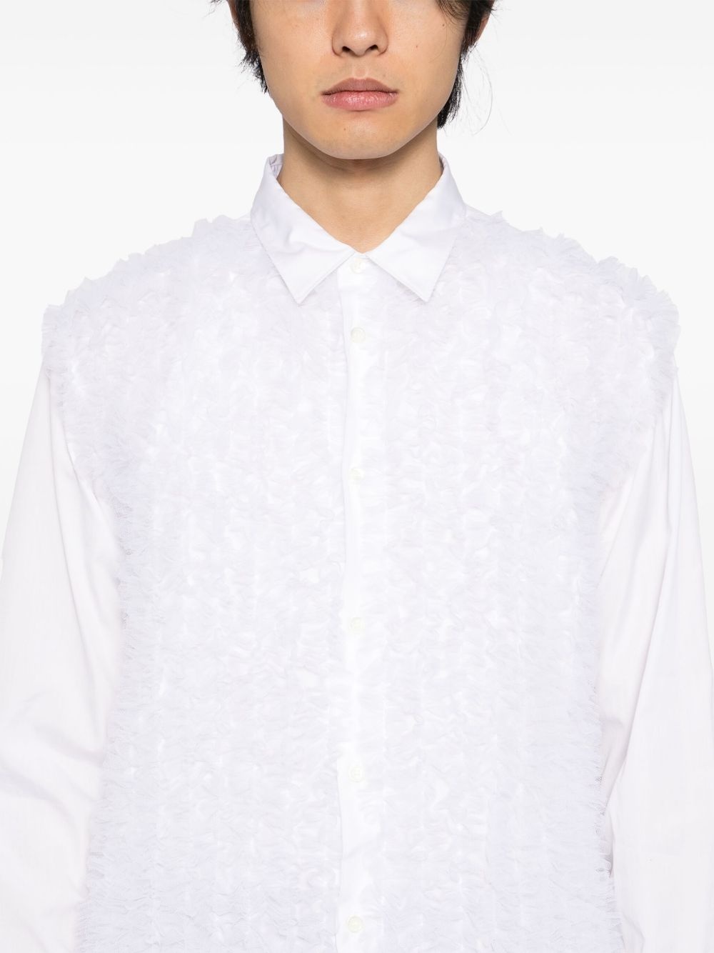 pompom detailing shirt - 5