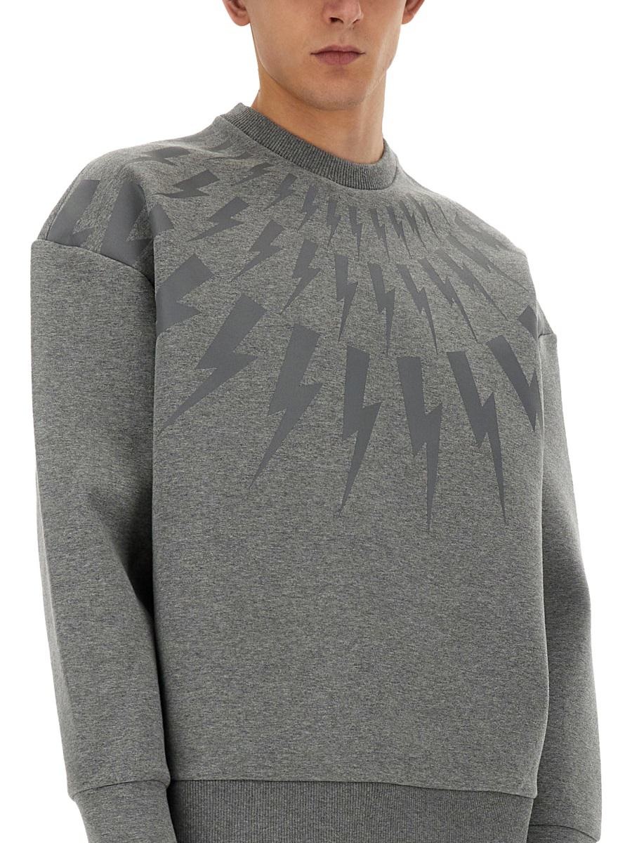 NEIL BARRETT "THUNDERBOLT" SWEATSHIRT - 4