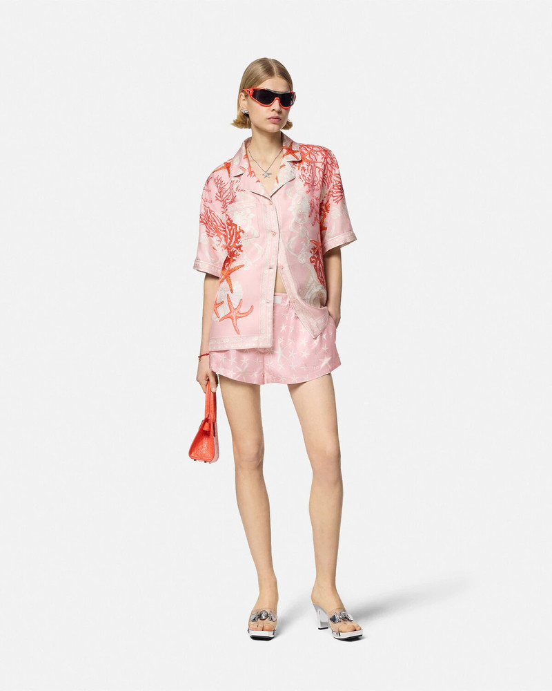 VERSACE Stella Marina Silk Boxer Shorts outlook