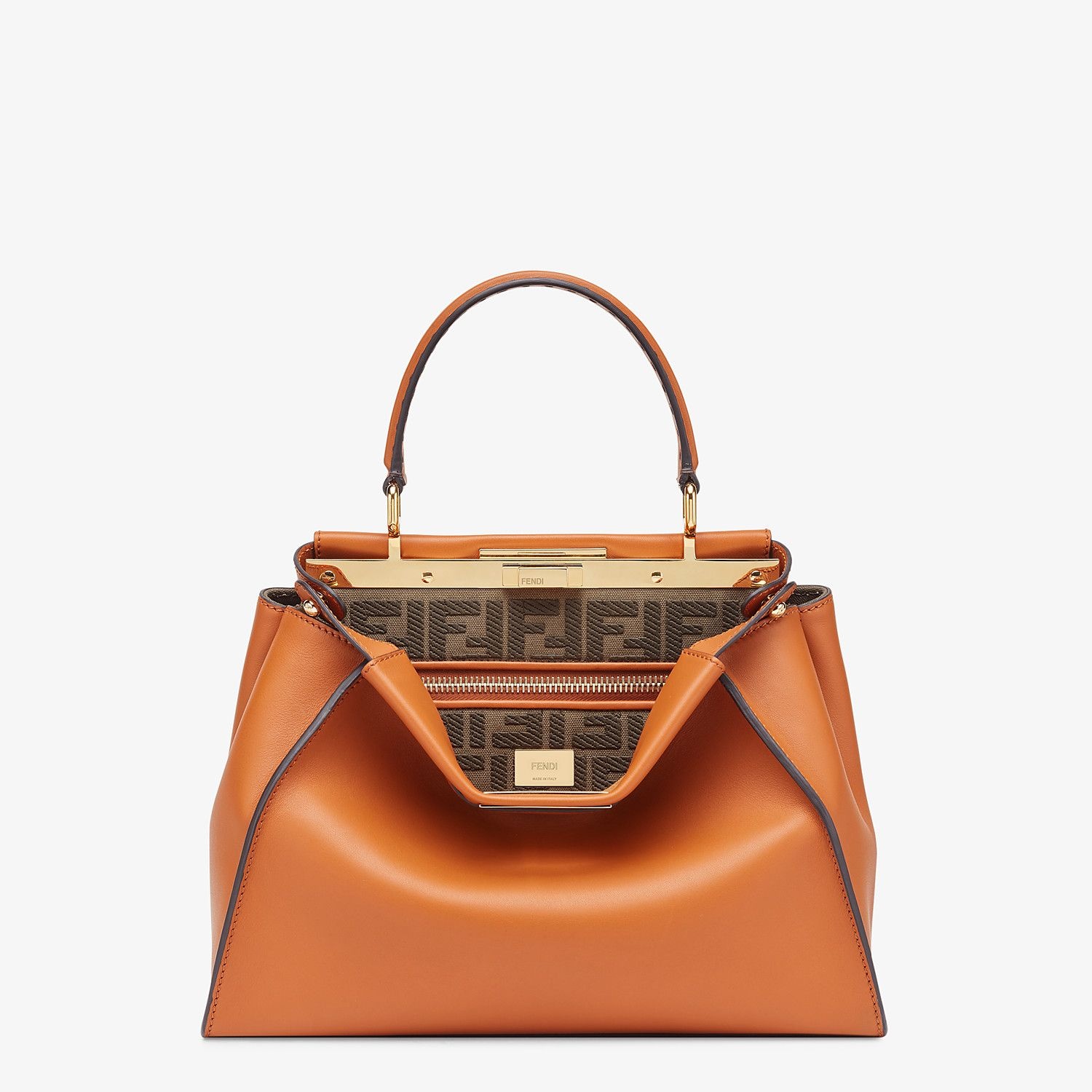 Brown leather bag - 1