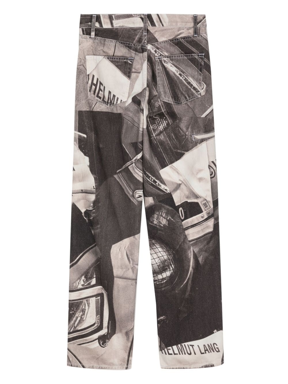 all-over photographic-print jeans - 2