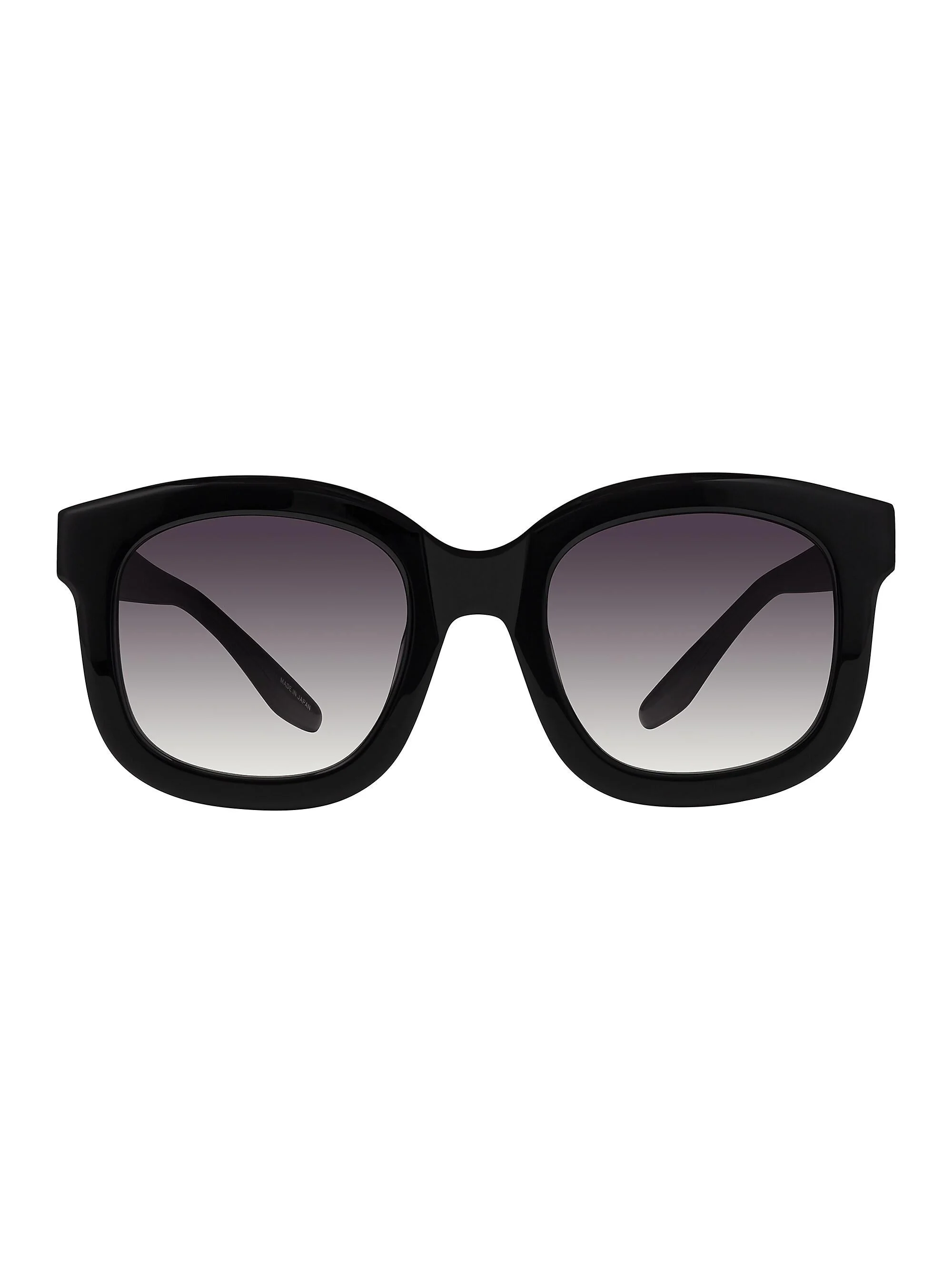Women's Quannah 52MM Square Sunglasses - Gradient Grey Black - 1