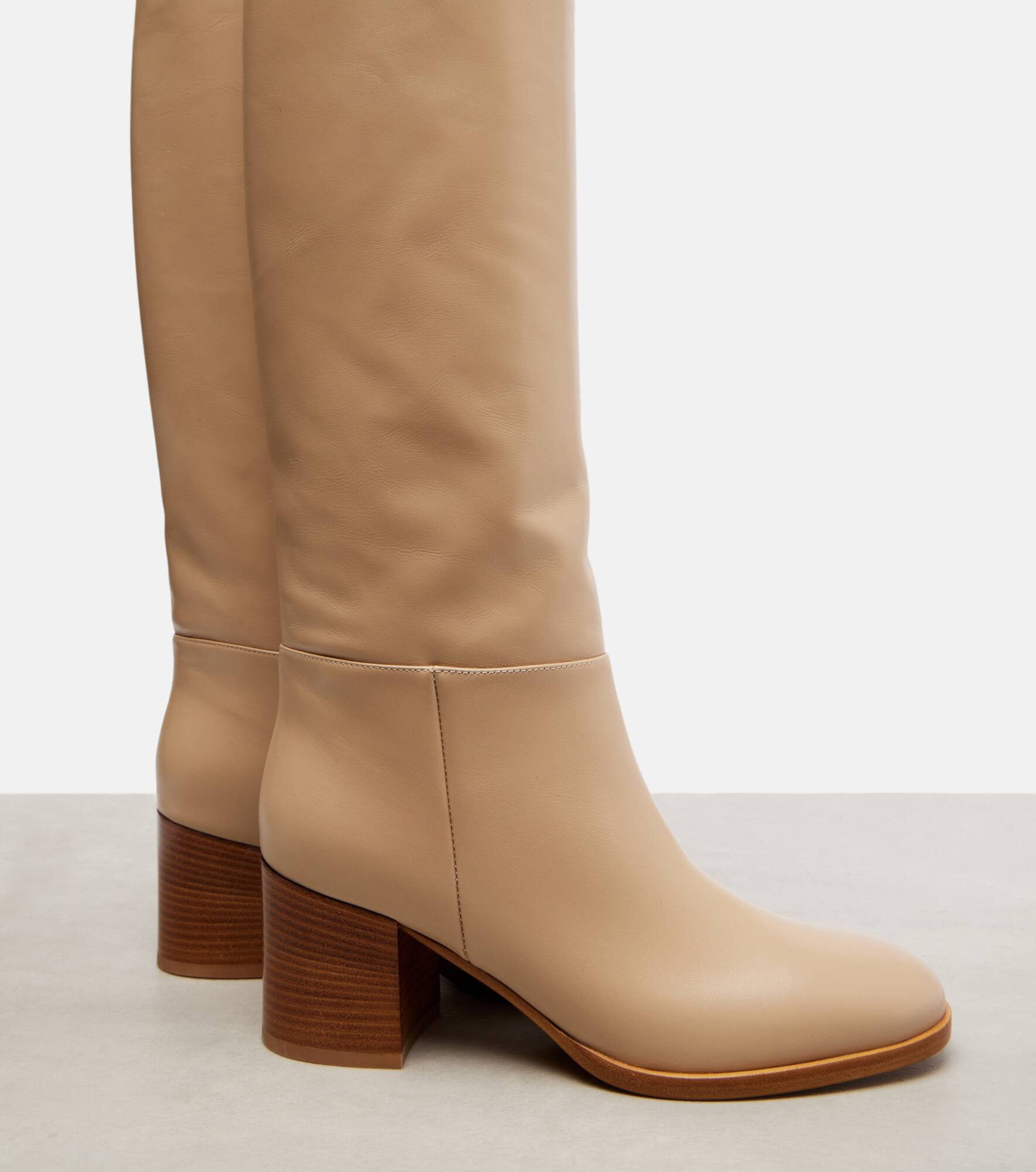 Santiago 60 leather knee-high boots - 5