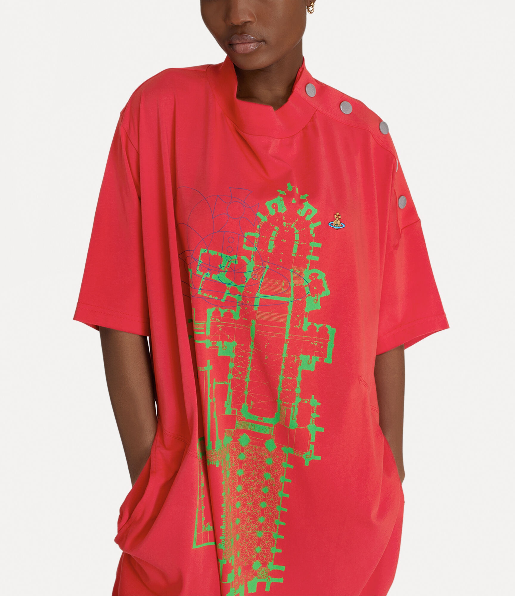 CATHEDRAL DRUNKEN TSHIRT DRESS - 4