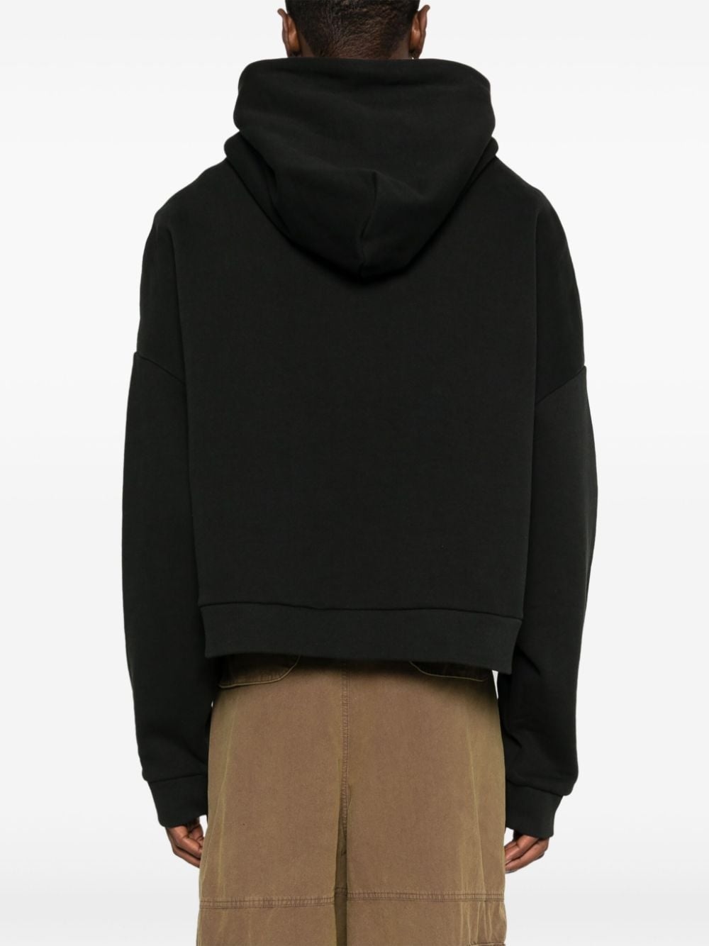 drop-shoulder cotton hoodie - 5