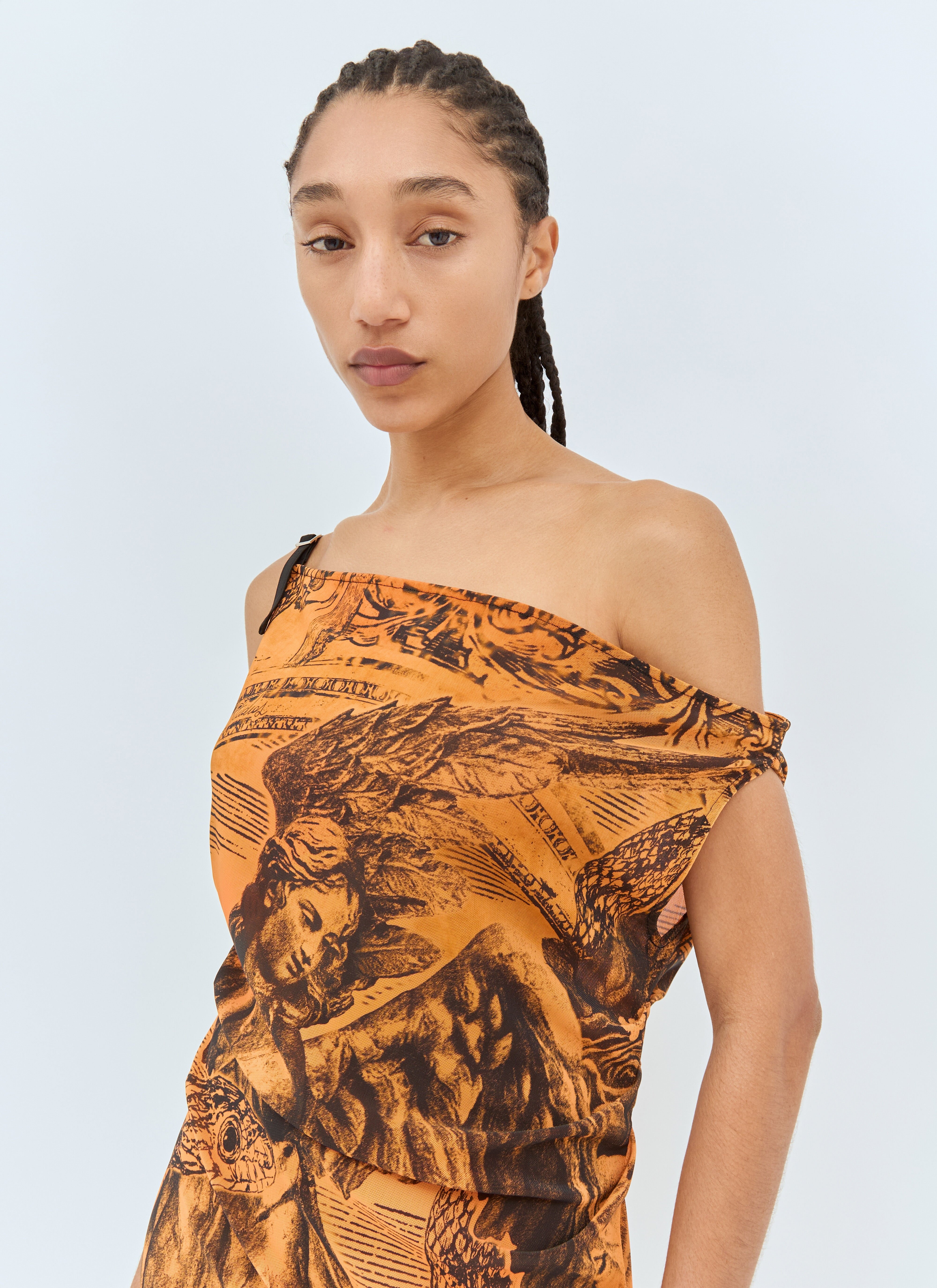 Printed Mini Dress - 3