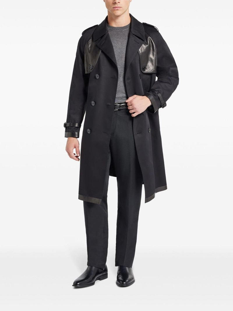 TOM FORD panelled trench coat outlook