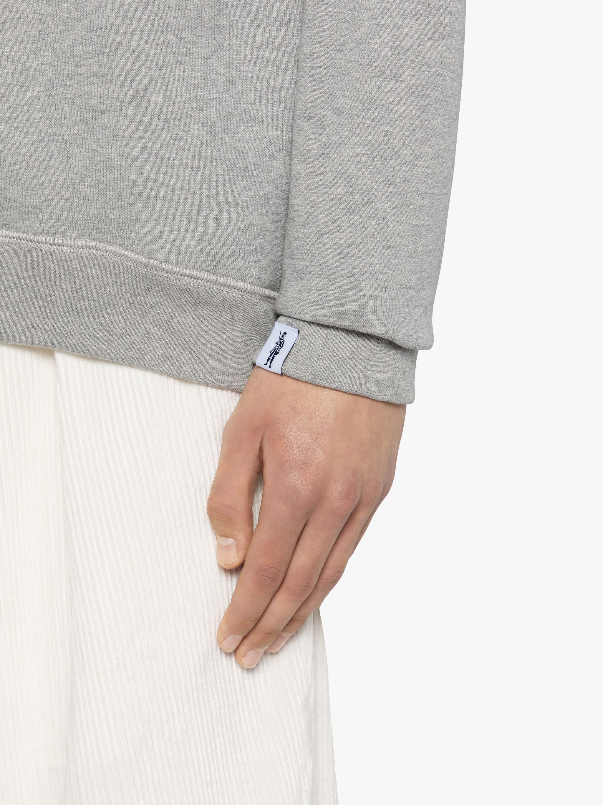 GREY X PINK COTTON CREW NECK SWEATSHIRT | GJM-207 - 6