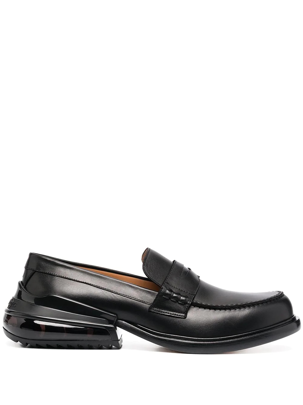 chunky-heel slip-on loafers - 1