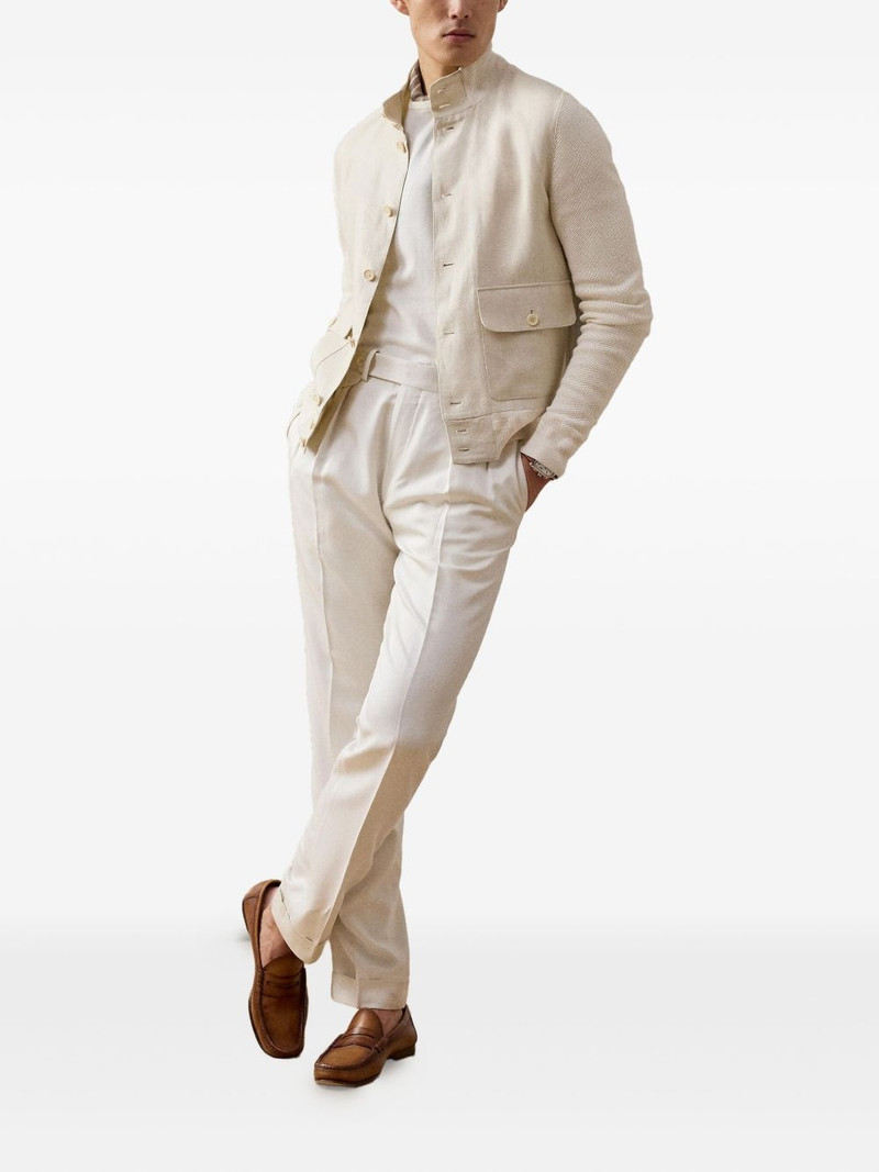 Ralph Lauren buttoned bomber jacket outlook
