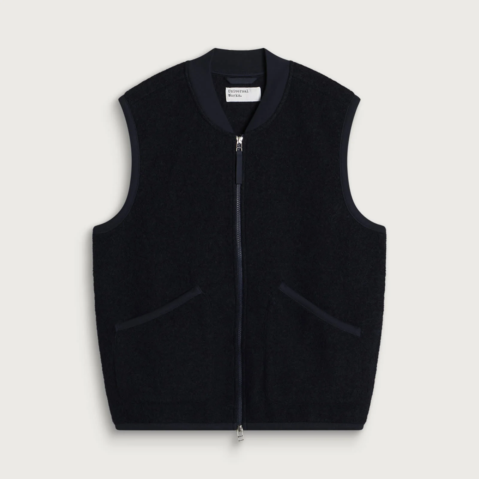 Universal Works Wool Fleece Zip Waistcoat - 1