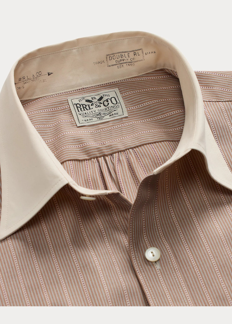 Slim Fit Striped Dobby Shirt 7
