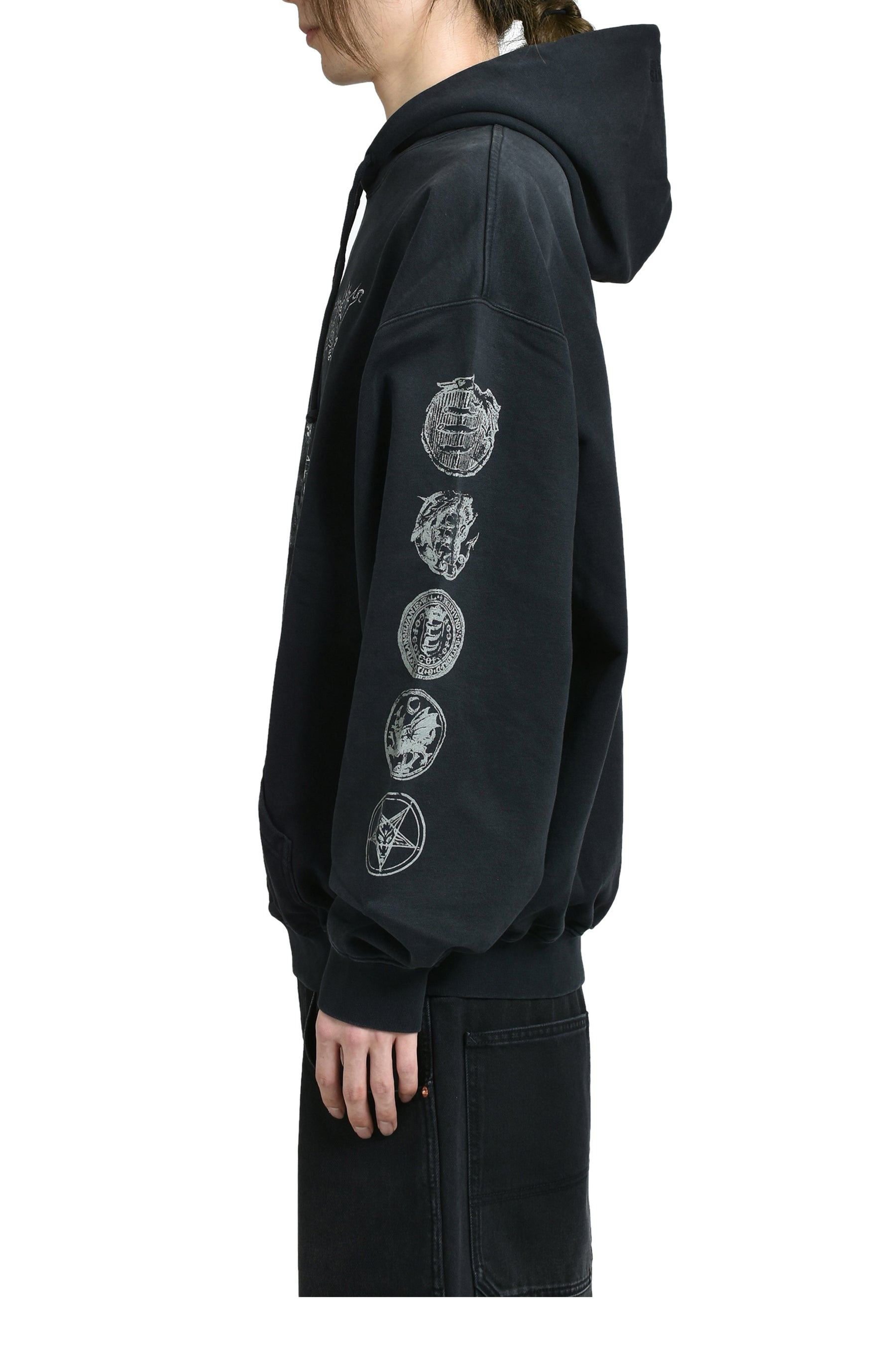 COF VENGEFUL SPIRIT OVERSIZED HOODIE / BLK - 3