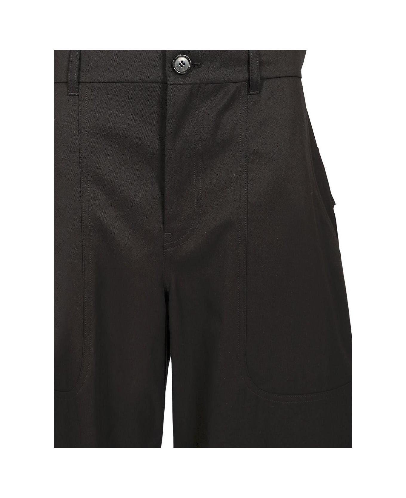 Wide Leg Cargo Trousers - 4