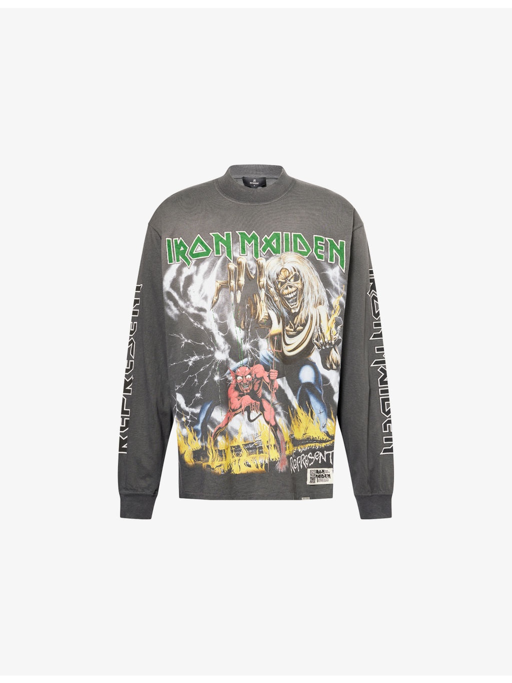 Represent x Iron Maiden Relaxed-Fit Cotton T-Shirt - 1