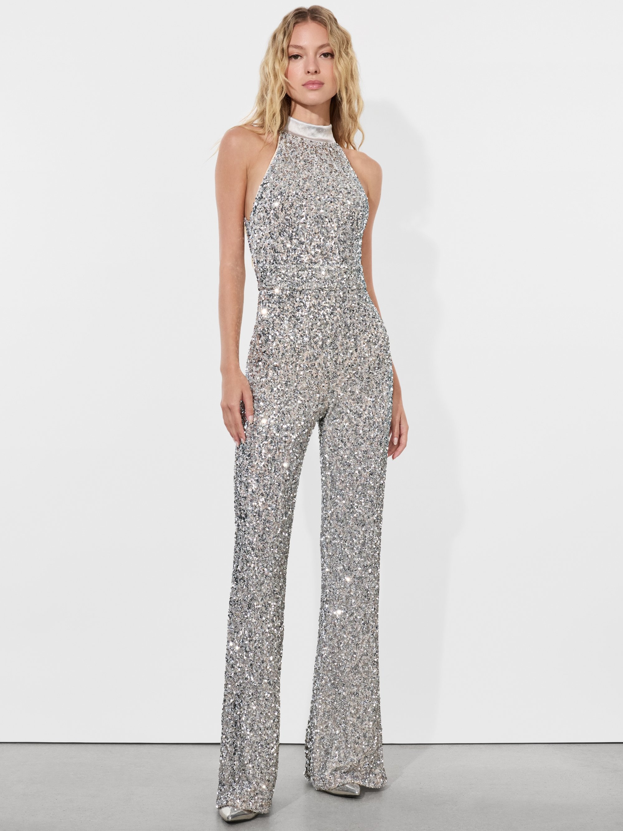 CATALINE SEQUIN JUMPSUIT - 2