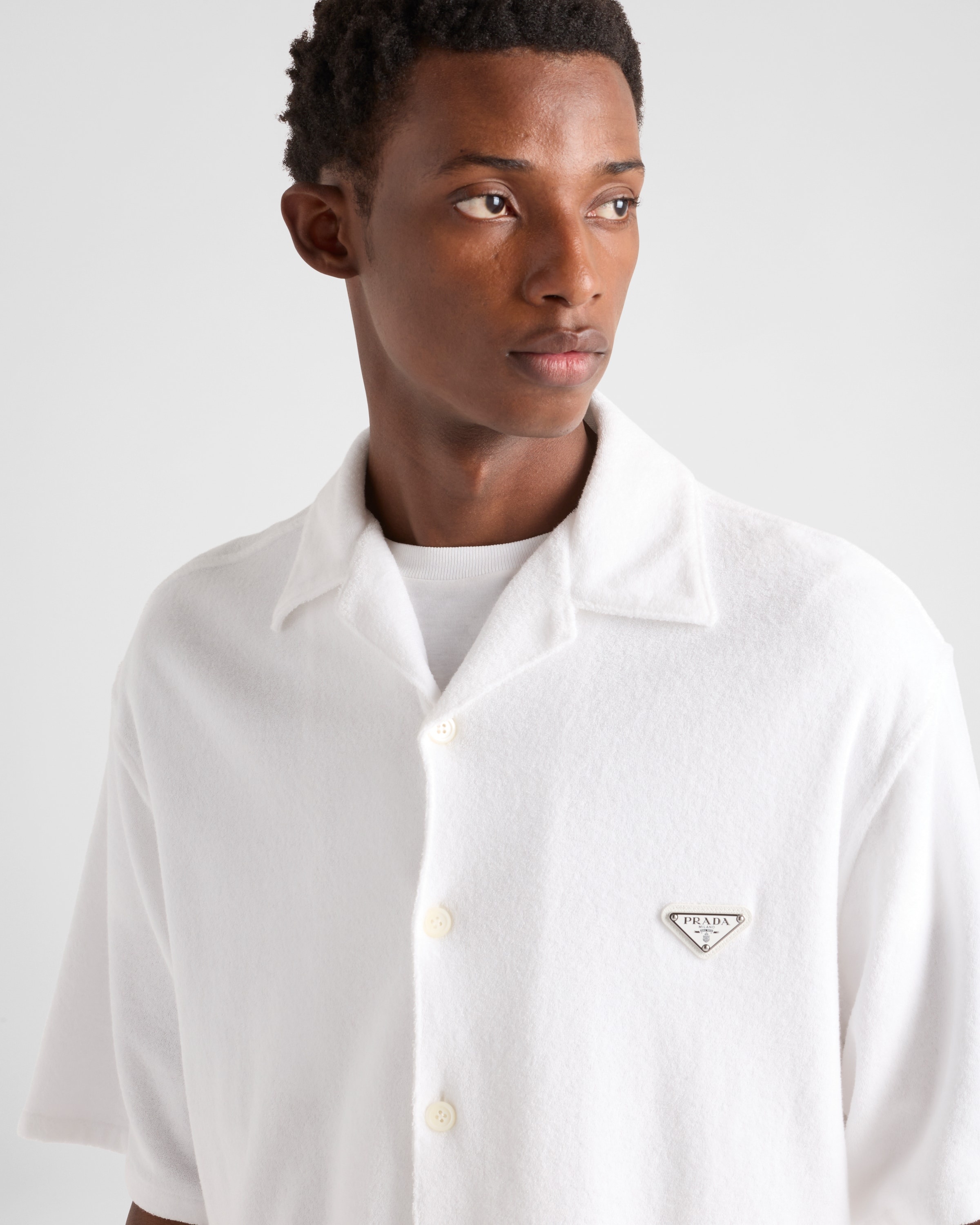 Short-sleeved terry shirt - 4