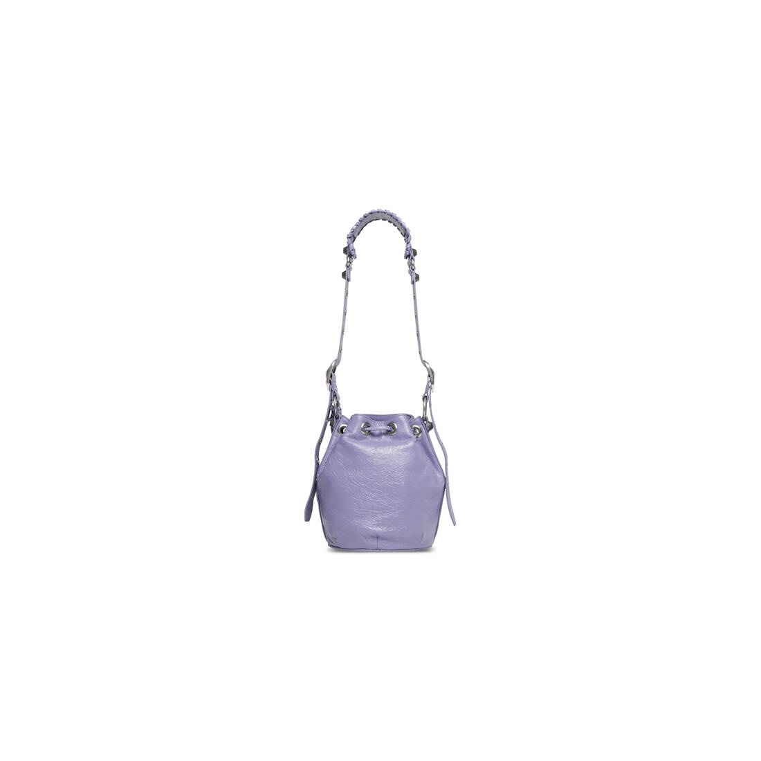 Women's Le Cagole Xs Bucket Bag  in Lilac - 5