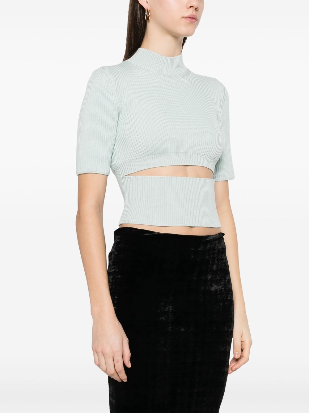 ribbed T-shirt - 3