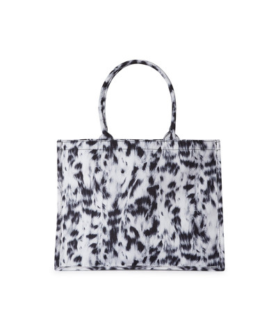 MSGM Large MSGM tote bag with exotic animal print outlook