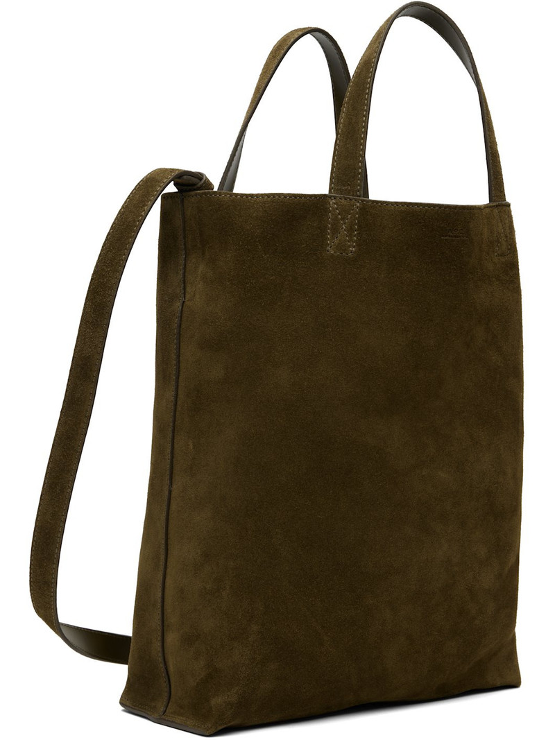 A.P.C. Khaki Cabas Maiko Medium Tote outlook