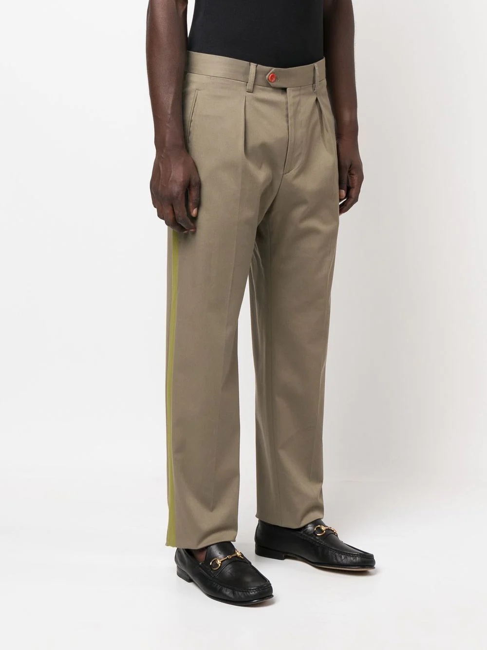 Side-Band gabardine trousers - 3