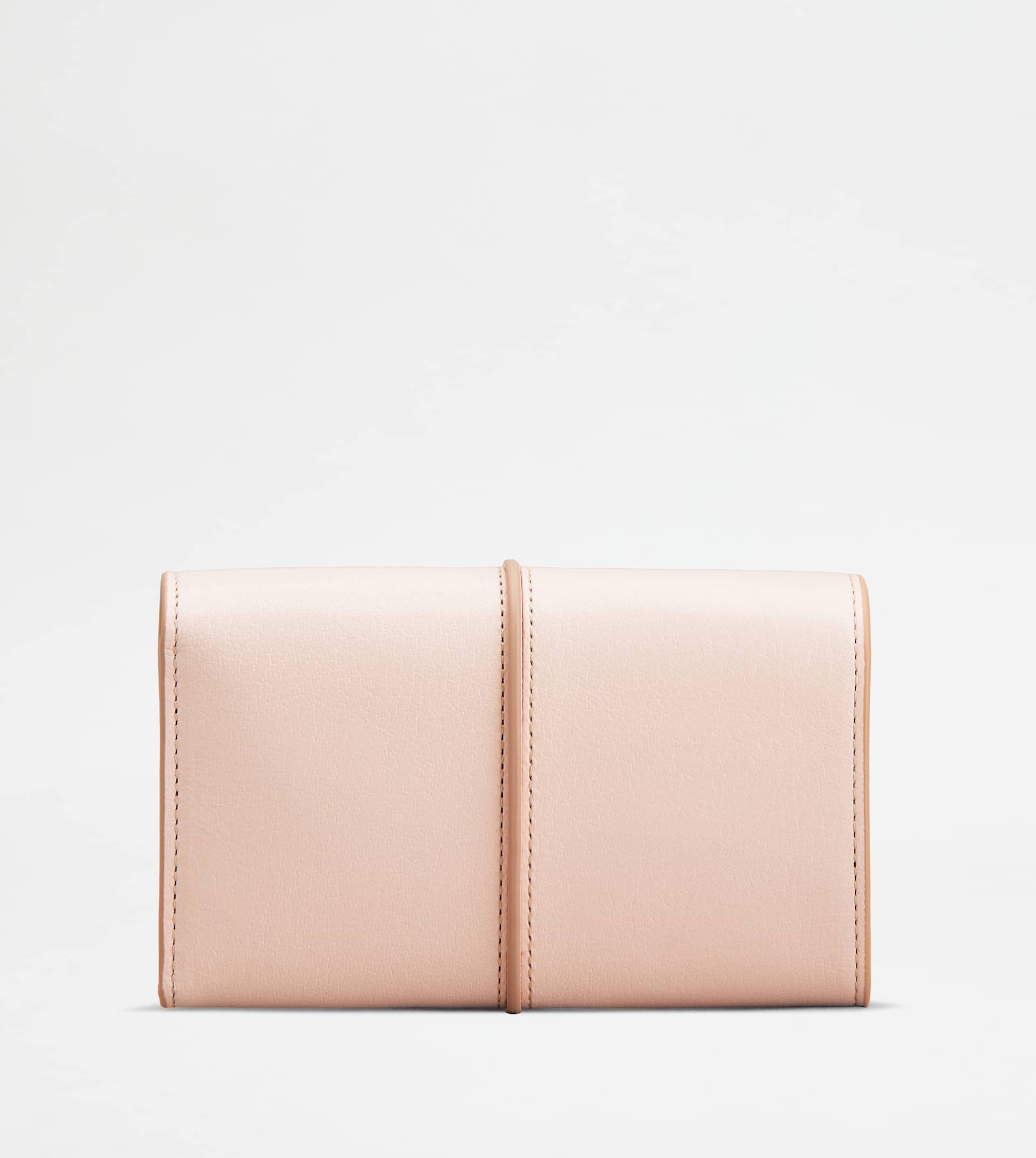 T TIMELESS WALLET IN LEATHER - PINK - 3