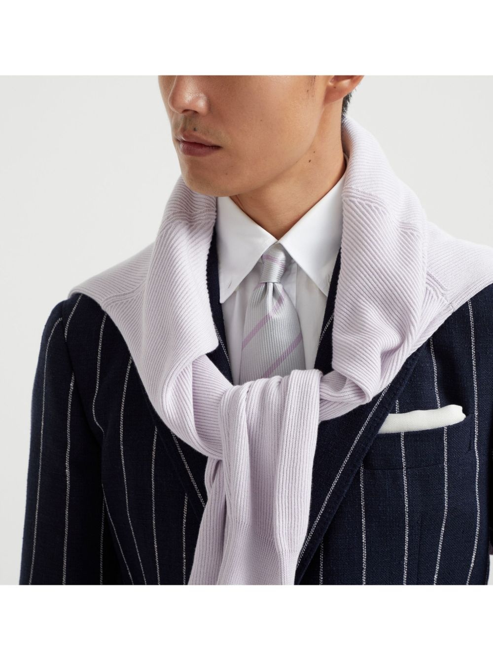 striped silk tie - 3