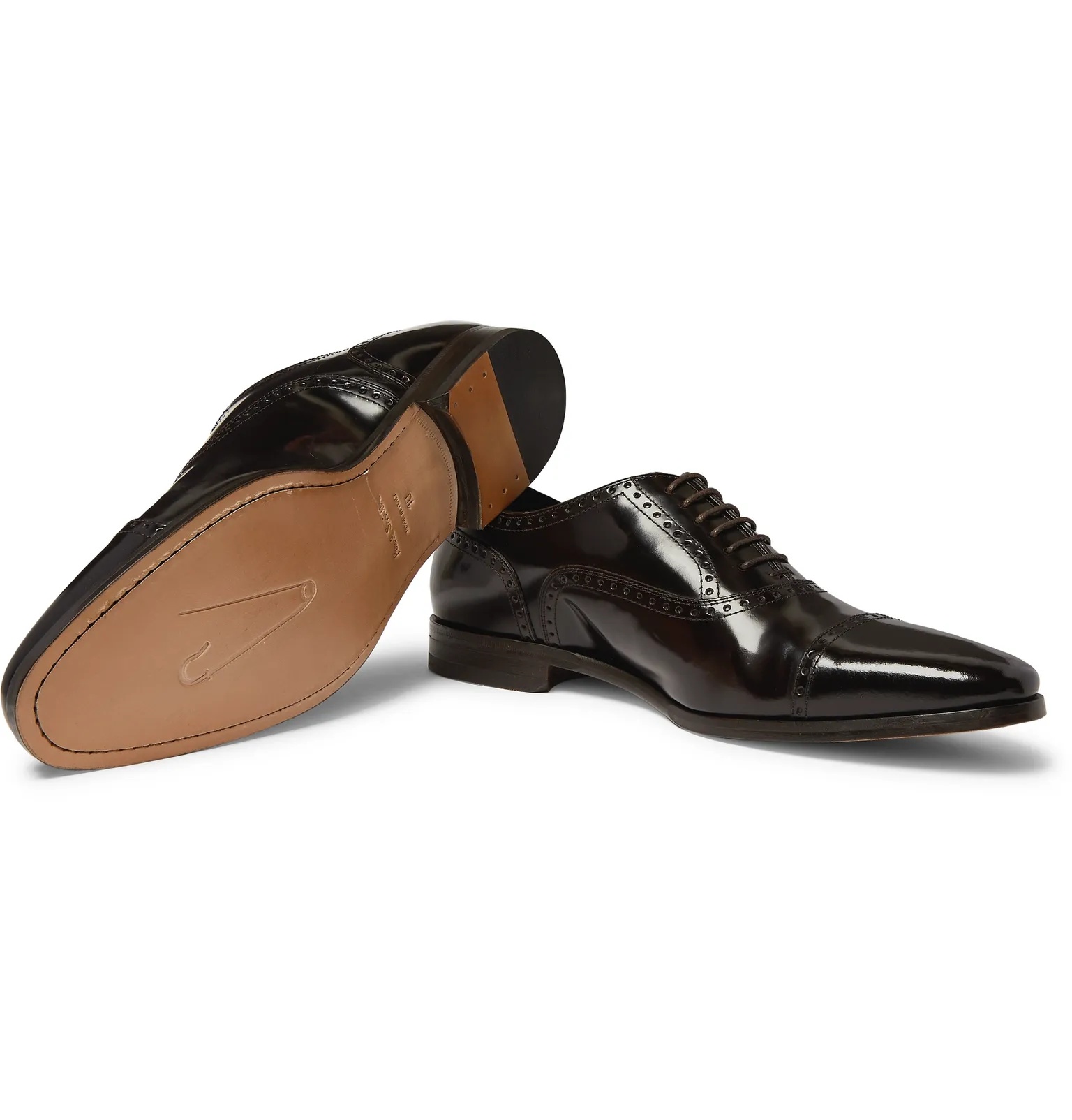 Shaw Polished-Leather Brogues - 3