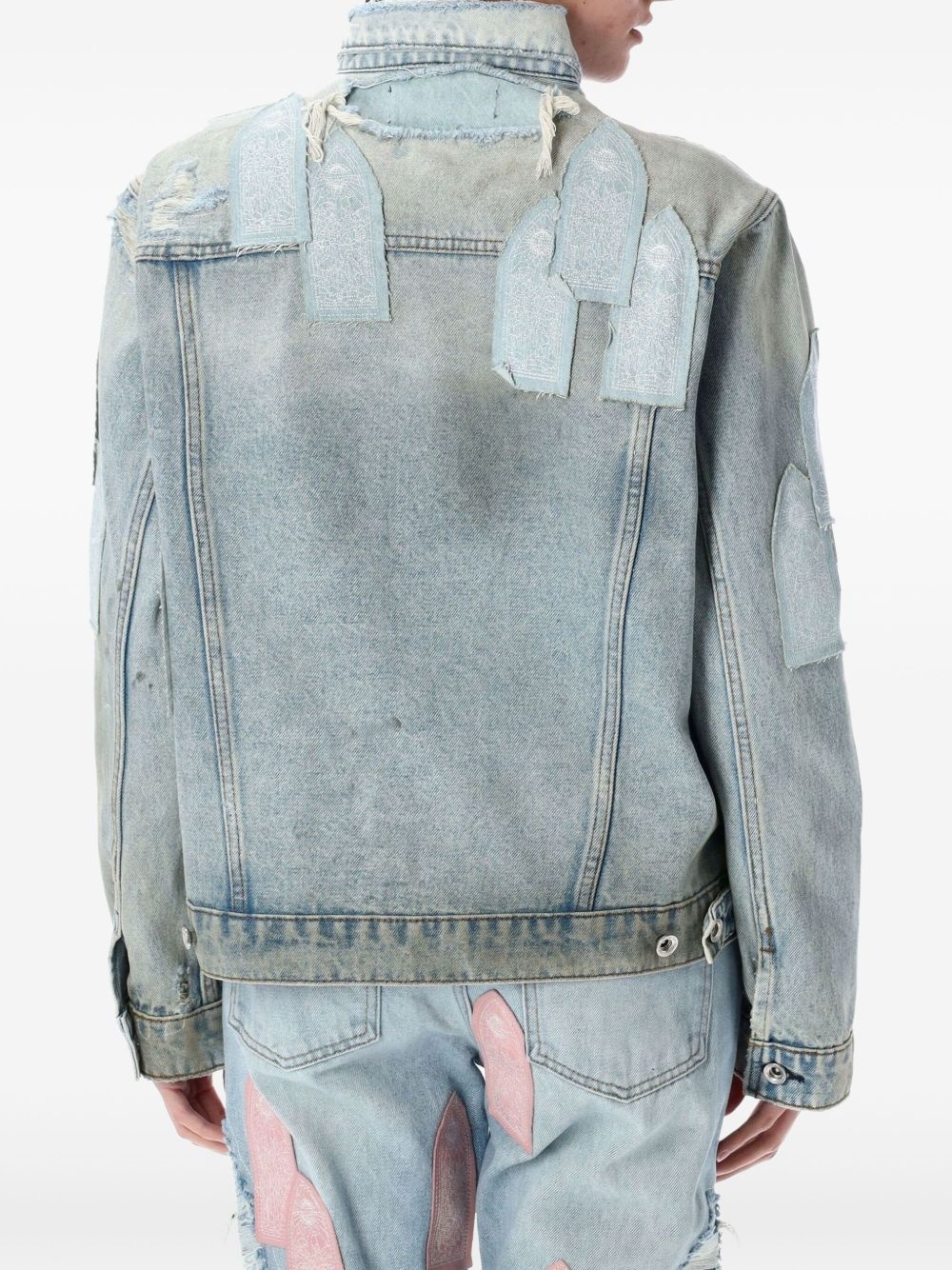 patch-detailing jacket - 3
