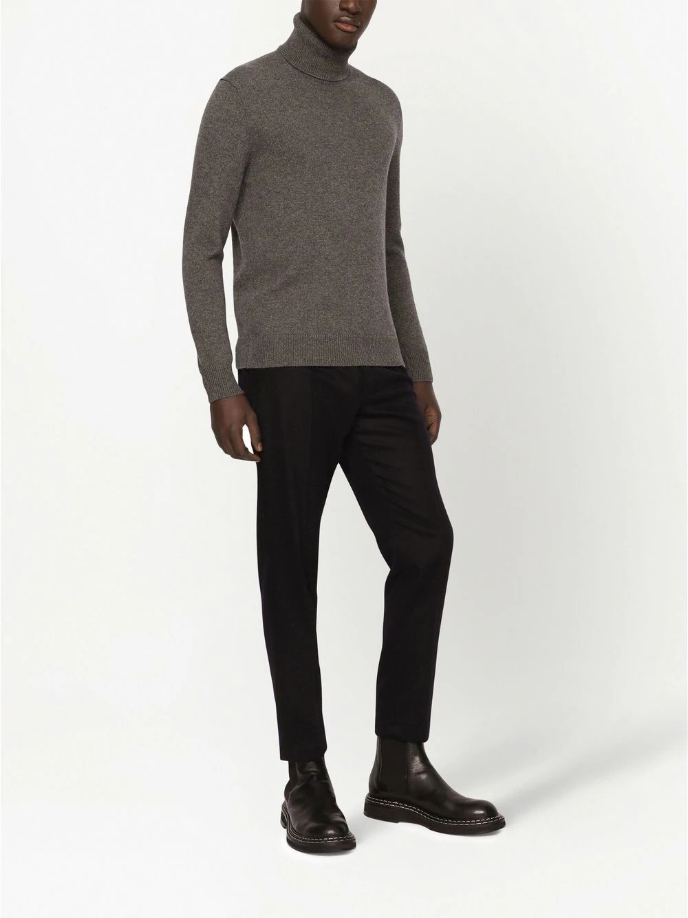 tailored cashmere trousers - 3