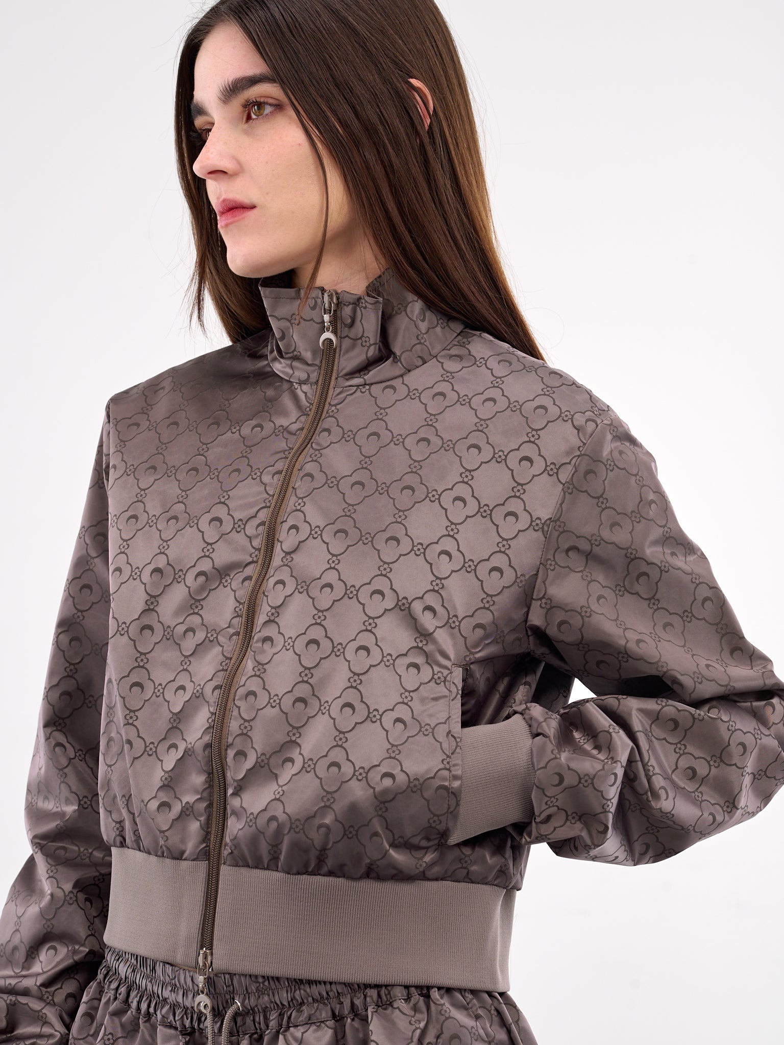 Recycled Jacquard Nylon Track Jacket - 4