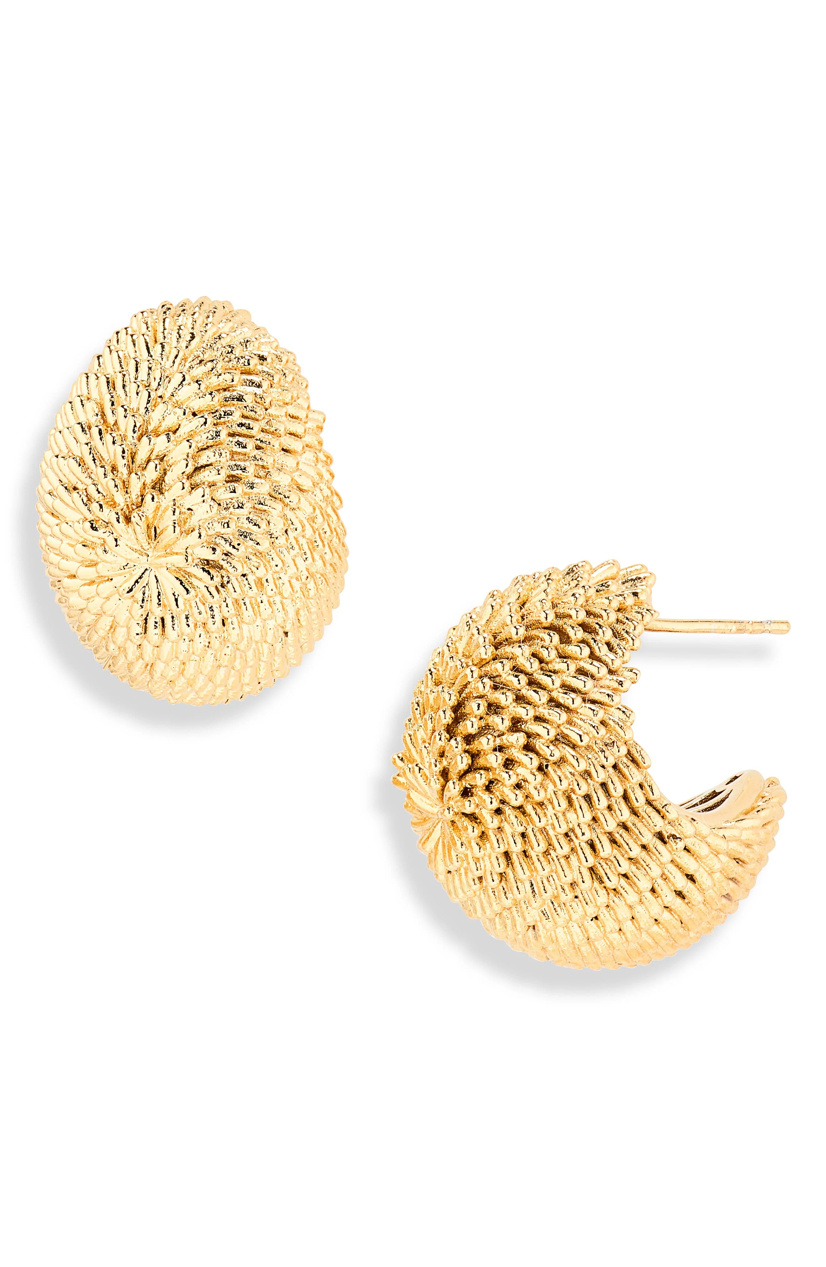 Jacquemus The Hérisson Earrings in Gold 280 - 1
