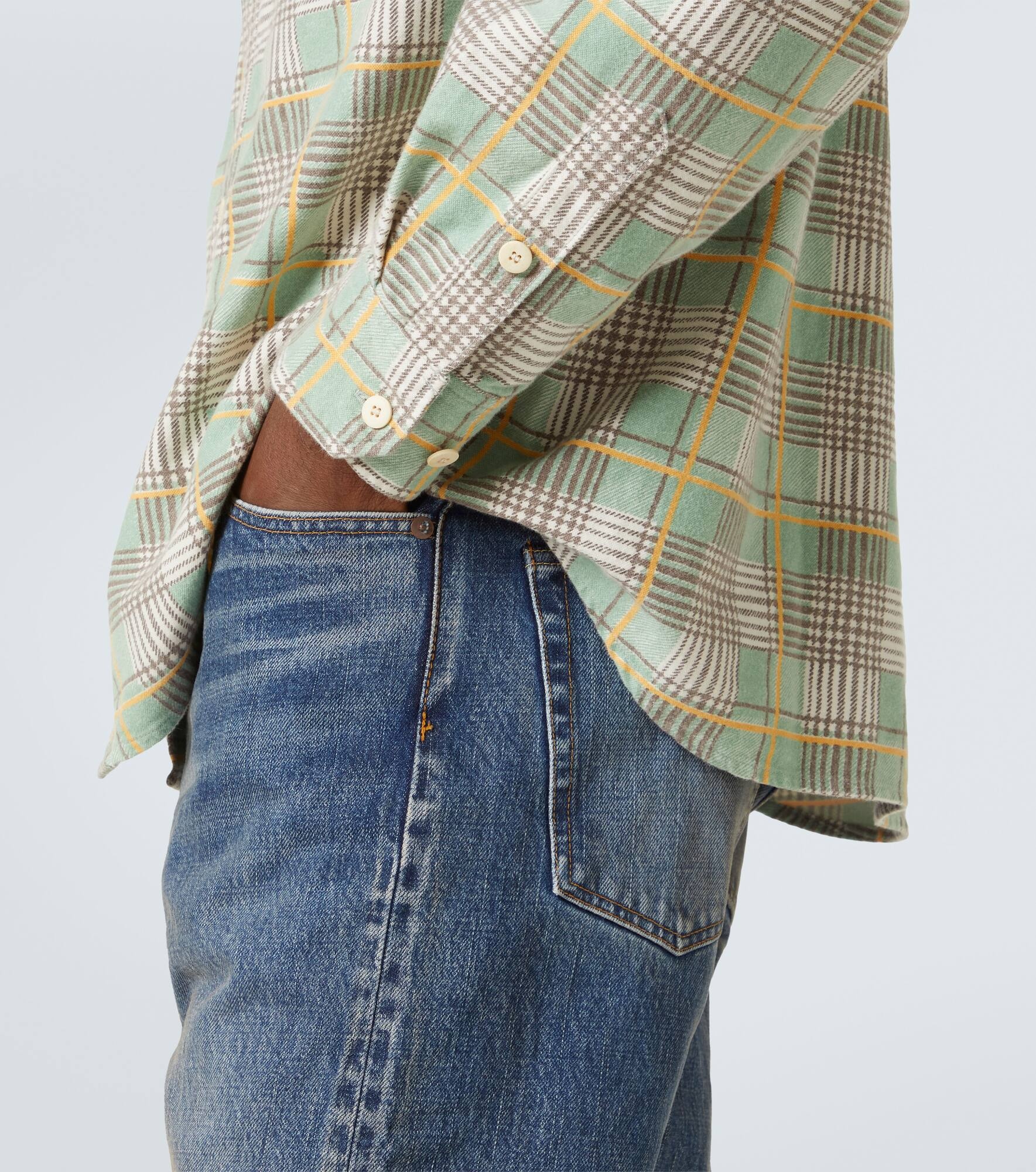 Pioneer plaid cotton flannel shirt - 6