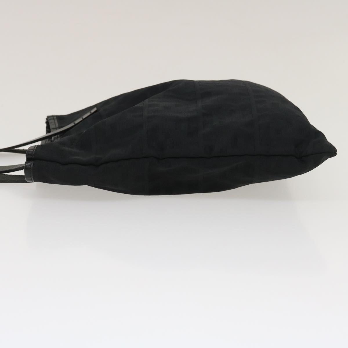 FENDI Zucca Canvas Hand Bag Black - 4