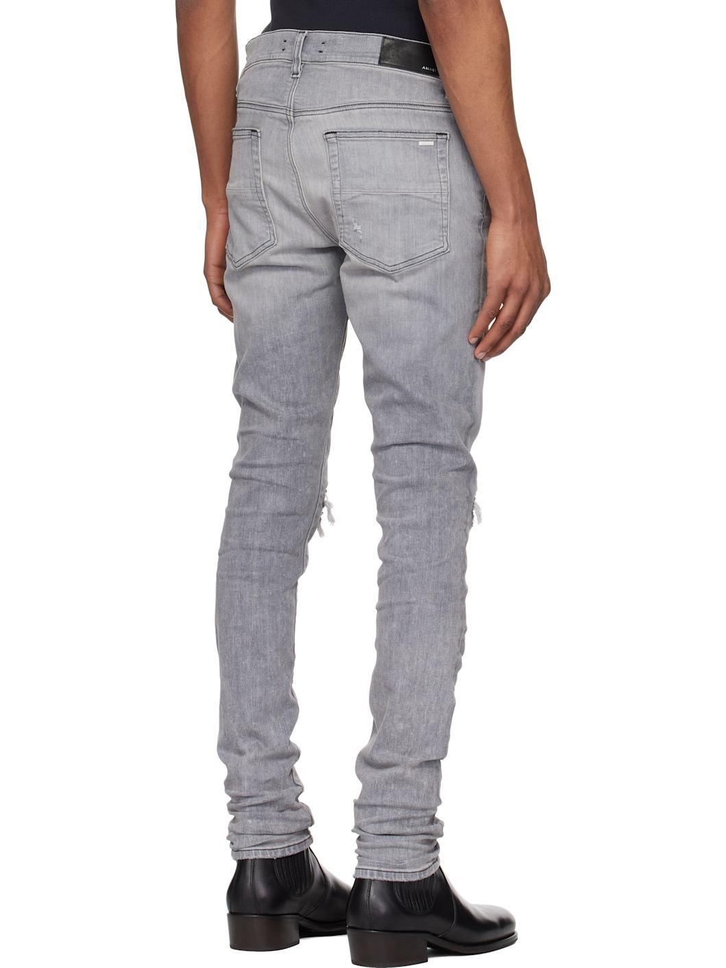 Gray Boucle MX1 Jeans - 3